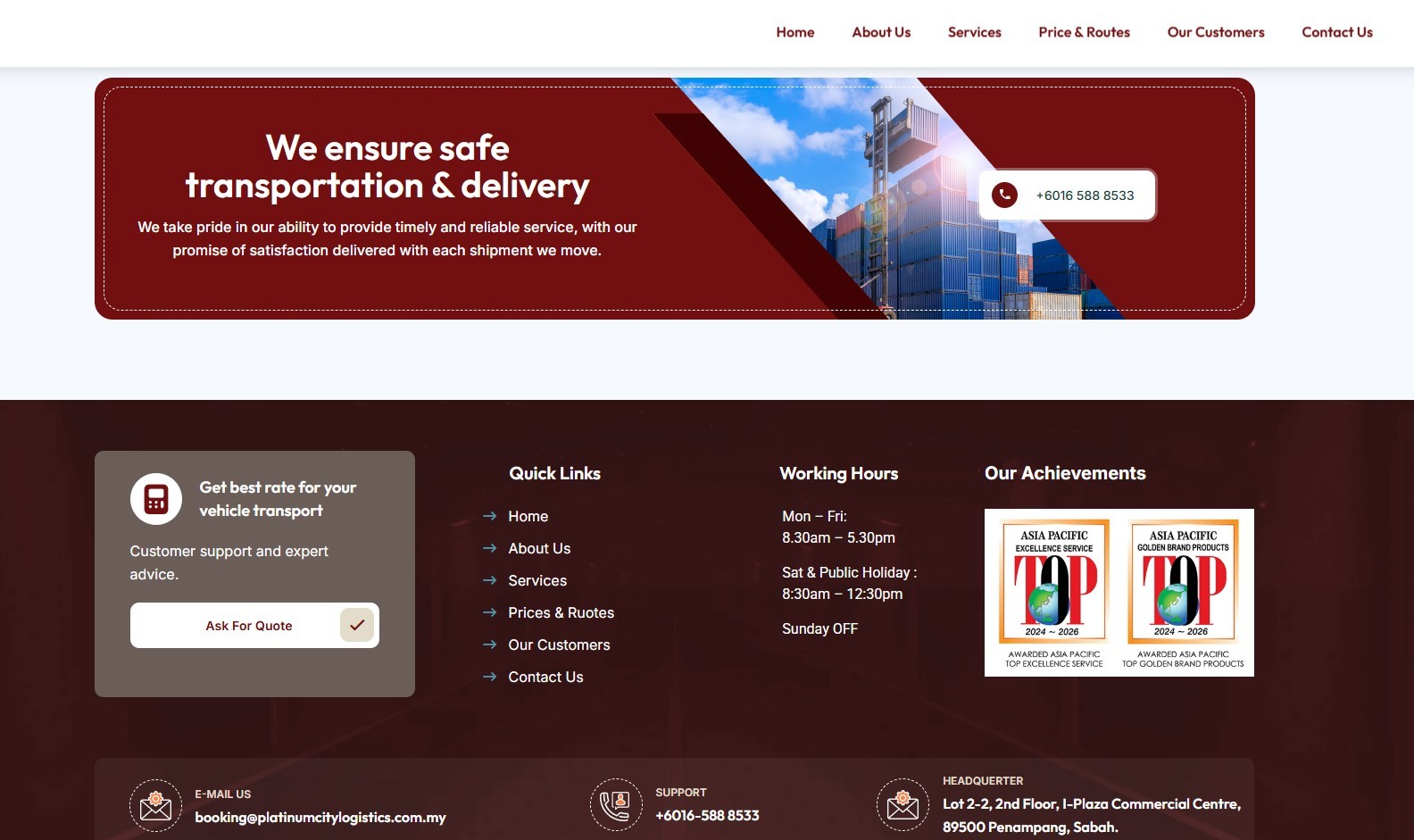Platinum City Logistics
